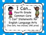 ELA Grade 4: CCSS "I Can" posters