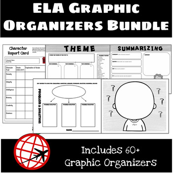 Preview of ELA Graphic Organizer Bundle