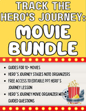 ELA 5-12 Hero's Journey Movie Bundle, Notes & Movie Guide 