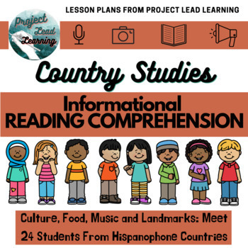 Preview of 25 Hispanophone Country Studies - English Reading Comprehension Activities