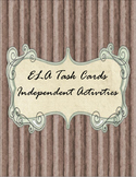 ELA Independent Task Cards for Centres