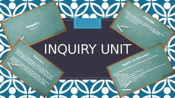Preview of ELA Inquiry Unit