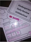 ELA Kindergarten Daily Review HVRMethod