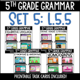 5th Grade Digital Grammar Activities: Set 5 - L.5.5 (with 