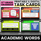 Digital Grammar Activities - Using Academic Words (L.5.6)