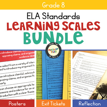 Preview of ELA Learning Scales Bundle 8