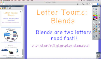 Preview of ELA-Letter Teams: Dipthongs Interactive Activities Phonics