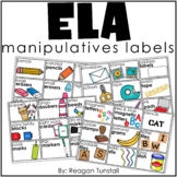 ELA Literacy Manipulatives Labels