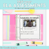 ELA Literacy Reading Assessments for Mid Year 1st and 2nd Grade