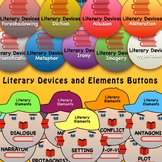 ELA Literary Devices and Elements Buttons PNG