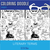 Literary Terms Brain Breaks Coloring Doodle Pages!