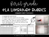 ELA Literature Rubrics for First Grade