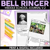 ELA & MATH Bell Ringer Journal Vol.2 | Upper Elementary Pa