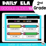 Digital ELA Morning Work for Google™ Classroom 2nd Grade Week 1