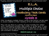 ELA Multiple Choice Vocabulary Cards