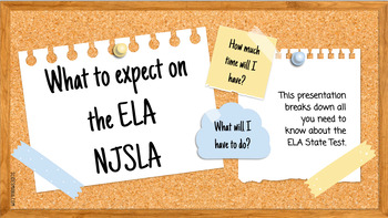 Preview of ELA NJSLA Breakdown - Interactive Slide Deck - Assignable to Students