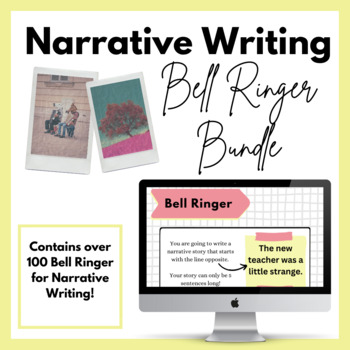 Preview of ELA Narrative Writing Bell Ringer Growing Bundle