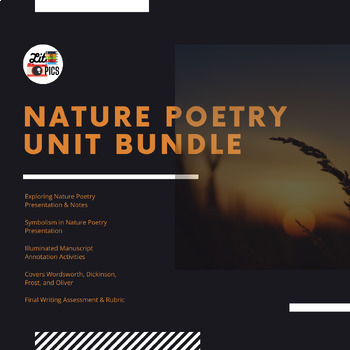 Preview of ELA Nature Poetry Unit