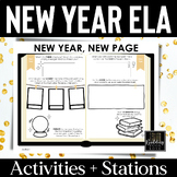 ELA New Year 2024 Activities: Student Resolution Goal Sett