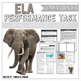 ELA Performance Task - Endangered Animals