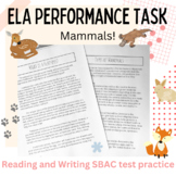 ELA Performance Task - Reading and Writing SBAC practice