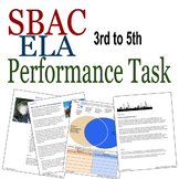 ELA Performance Task - Test Prep 3-5 - SBAC CAASPP