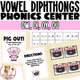 Vowel Diphthongs ow, oy, oi, ou | Phonics Center