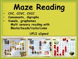 ELA, Phonics, Centers, Maze Reading Bundle, UFLI-aligned
