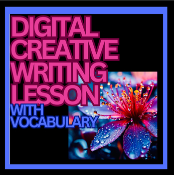 Preview of Creative Writing Prompts with Vocab, Graphic Organizers, Checklist, Rubric #2
