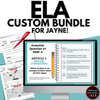 Preview of ELA READING & WRITING RESOURCE BUNDLE