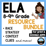 ELA Reading Comprehension & RACE Strategy Writing Bundle G