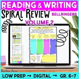 ELA Reading Comprehension, Writing, Spiral Review Bell Rin