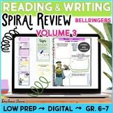 ELA Reading Comprehension, Writing, Spiral Review Bell Rin