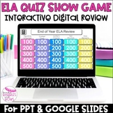 ELA Reading Review Jeopardy Game