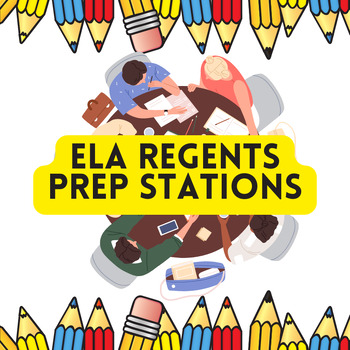 Preview of ELA Regents Skills Prep Stations Group Activity