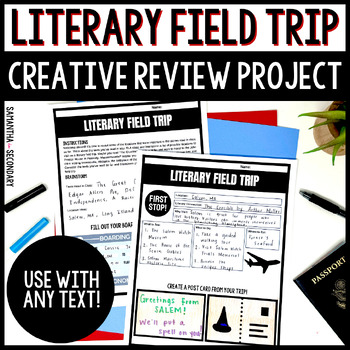 Preview of ELA End of the Year Review Activity - Literary Field Trip