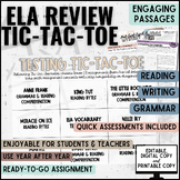 ELA Review & Testing Resource | Tic-Tac-Toe Project | Digi
