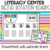Literacy Center Rotation Board with Automatic Timers