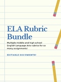 ELA Rubric Bundle! (Pack of 10)