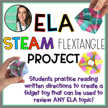 Preview of ELA STEAM CHALLENGE - FIDGET TOY - REVIEW ACTIVITY - Editable!