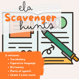 ELA Scavenger Hunts