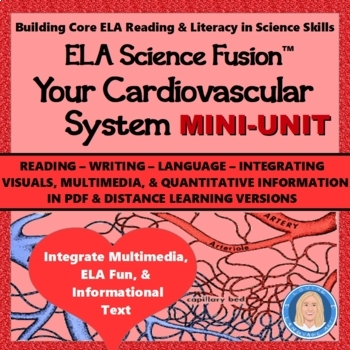 Preview of Your Cardiovascular System - ELA Science Fusion - Reading, Writing, Multimedia