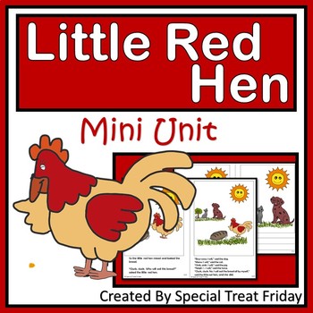 Preview of The Little Red Hen Literacy Activities