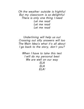 Preview of ELA Song