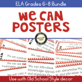 ELA Standards Posters Grades 6-8 Bundle