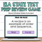 ELA State Test Prep Review Game : End of Year Review Game