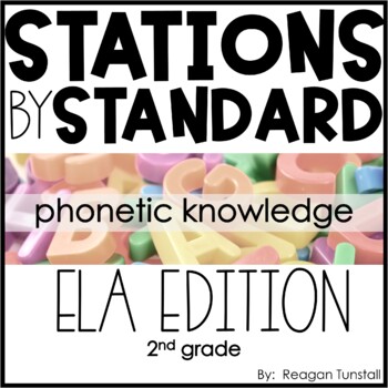 Preview of ELA Stations by Standard Phonetic Knowledge Second Grade