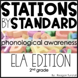 ELA Stations by Standard Phonological Awareness Second Grade