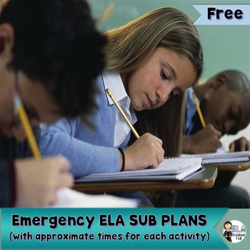 Preview of ELA Substitute Plans