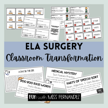 Preview of ELA Surgery Classroom Transformation